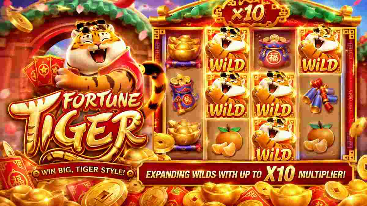 Fortune Tiger slot game reels on ZZ666 bd casino